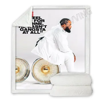 Rapper The Game 3D-принт Шерп-одеяло, Прямоугольное одеяло, Текстиль, Флисовое носимое одеяло, домашний декор Изображение