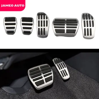 Автомобильные педали Jameo Auto AT MT, защитная накладка для педали газа и тормоза, подходит для аксессуаров Nissan Versa 2020 Изображение