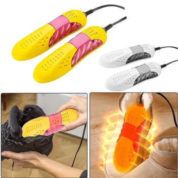 Электрическая сушилка для обуви, средство для защиты ног, Дезодорант для осушения запаха обуви, устройство для быстрой портативной сушки обуви, нагреватель, штепсельная вилка США, Простой в использовании Изображение