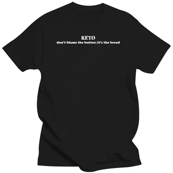 Летняя футболка для мужчин юмористическая футболка Кето футболка с принтом хлопок S-XXXL Картинки Солнечный свет Забавная Весна Осень тонкая рубашка Изображение