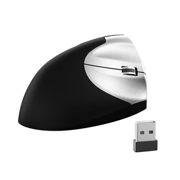 Эргономичная вертикальная мышь Беспроводные компьютерные игровые мыши 2.4 G USB Оптическая мышь DPI Правая Левая рука для настольного ноутбука ПК Изображение