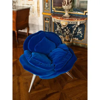 Индивидуальный стул скандинавского дизайнера, повседневный и простой, современный и модный диван-кресло, art network red rose Изображение