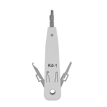 для сетевого кабеля RJ11, RJ12, RJ45 Cat5 KD-1 Инструмент для резки проводов, ударный инструмент для пробивания Изображение