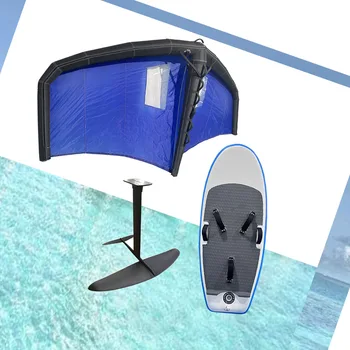 Полный комплект доски для серфинга Wind Wing, надувного ручного воздушного змея, водяного крыла, заряженной газом доски для водяного крыла Изображение