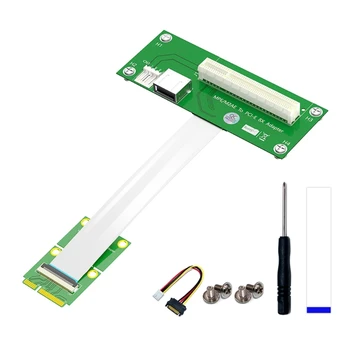 Разъем Mini PCIE для PCIExpress, плата адаптера питания 4Pin с удлинительным кабелем порта USB2.0, вертикальный Изображение