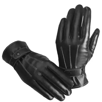 Зимние перчатки Теплые перчатки Водонепроницаемые нескользящие тепловые перчатки Перчатки в холодную погоду для бега, езды на велосипеде, для взрослых, вождения мотоцикла Изображение