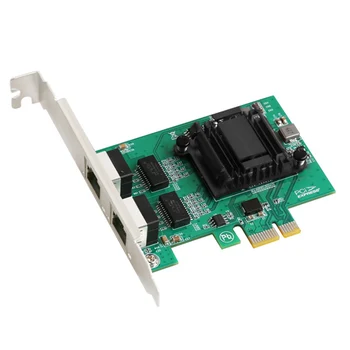 82571 Гигабитная Серверная Сетевая Карта PCIe1X Маршрутизация Сетевого Порта PCIEx1 к RJ45 Встроенная Проводная Сетевая Карта для Изображение