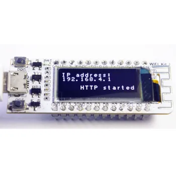 ESP8266 IOT Internet Things Development Board для arduino 0,96 Дюймовый Синий OLED-дисплей WIFI Kit 8 Модуль 32M Flash IIC NodeMCU Изображение