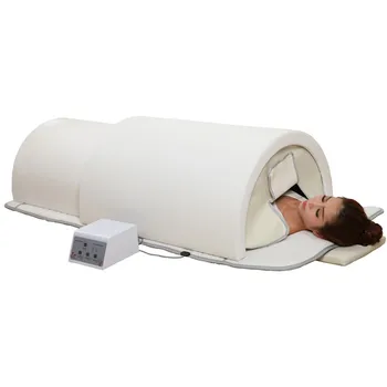 кровать для сауны для похудения в дальнем инфракрасном диапазоне с турмалиновой терапией, кровать для сауны для детоксикации с подогревом Изображение
