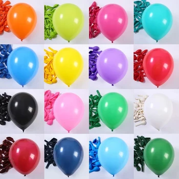 50шт латексных воздушных шаров оптом, матовые гелиевые баллоны для дня рождения, Свадебная арка, Фоновое украшение, баллон для душа ребенка Изображение