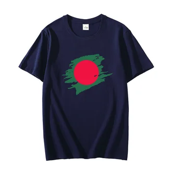 Флаг Бангладеш Мужская футболка Bangladeshi Cricket Sport Support Proud Top Tee Хипстерская Негабаритная Футболка Мужская Толстовка Тройники Изображение
