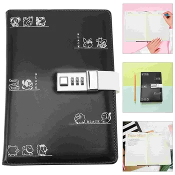 Дневник, Блокнот, Маленький пароль, блокноты для дневника друзей, Набор для девочек, блокировка Изображение