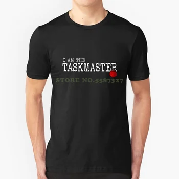 Я Надсмотрщик Черно-Белая Футболка Для Мужчин И Женщин Taskmaster Игровое Шоу Task Master Комедия The Taskmaster Изображение
