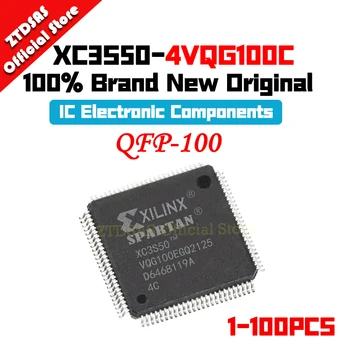 1-100 Шт. Новый Оригинальный чипсет XC3S50-4VQG100C XC3S50-4VQG100 XC3S50 IC MCU QFP-100 Изображение