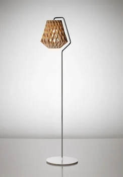 Торшер в японском стиле, гостиная, спальня, деревянная лампа, простая современная креативная мода, Италия Изображение