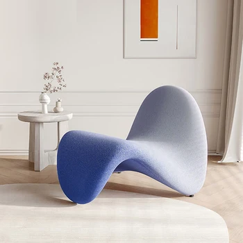 Легкая Роскошная Дизайнерская Модель Italian Art Design Sense Одноместное Кресло Creative Lounge Sofa Chair Изображение