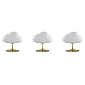 Настольная лампа 3X Clouds USB, Увлажнитель воздуха, Электрический Ультразвуковой ароматический диффузор Cool Mist Для комнатного ароматизатора Изображение