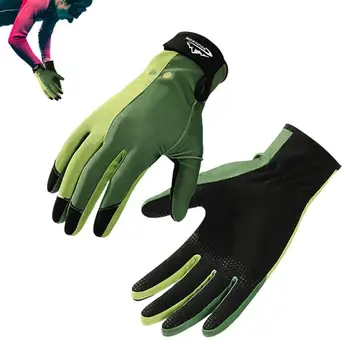 Перчатки для дайвинга, мужские перчатки для водных лыж, водонепроницаемые перчатки с утолщенными ладонями и кончиками пальцев, Регулируемая наклейка и силикон Изображение