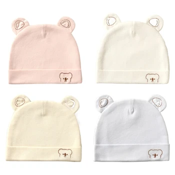 Прекрасная шапочка для кормления новорожденных Модная шапочка для новорожденных Идеальный подарок для новых родителей Изображение