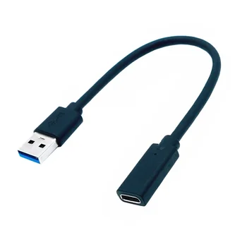 0,2 М 1 м Штекер USB 3.1 C-типа к штекеру USB 3.0, конвертер разъемов USB-C A-типа для телефонов Android Изображение