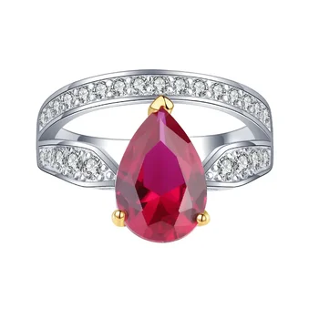Серебряное сокровище S925 Высококачественная текстура, креативное обручальное кольцо с конским глазом 8 * 12, женские ювелирные изделия, обручальное кольцо Изображение
