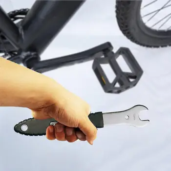 Ключ для педали велосипеда из высокоуглеродистой стали, прочный для ремонта велосипеда Изображение
