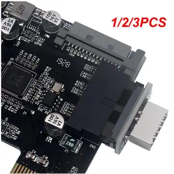 1/2/3ШТ Материнская плата Внутренний Разъем USB 3.0 20Pin/19P К Разъему Type-E A-Key USB 3.1 20-Контактный Адаптер Для Корпуса Передней панели Type C. Изображение