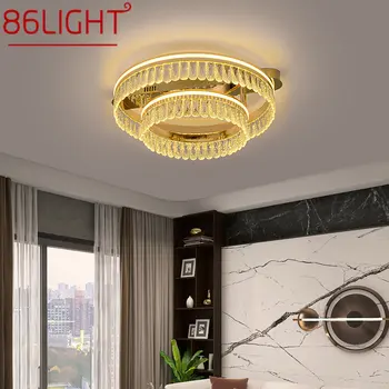 8686LIGHT Потолочные светильники из скандинавского хрусталя, современный светодиодный светильник, Роскошный Креативный Винтажный светильник для декора дома, гостиной, спальни. Изображение