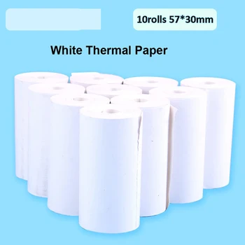 Белая/цветная/клейкая/этикеточная термобумага для замены мини-принтера Изображение