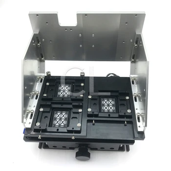 3 головки, станция автоматической укупорки/каретка для печатающей головки Epson I3200, насос в сборе, стопка чернил с крышкой и рамкой головки Изображение