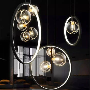 Современная столовая lamparas decoracion hogar moderno умные подвесные светильники украшение светильников салонные Люстры для столовой Изображение