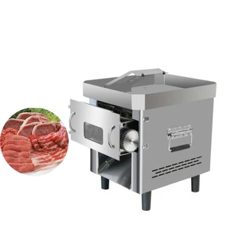 Многофункциональная машина для резки мяса, машина для резки овощей, коммерческая Электрическая мясорубка, Измельченный кубиками фарш Изображение