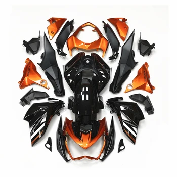 Оранжево-Черный Классический Мотоцикл Для Kawasaki Z800 2013-2014-2015-206 Полный Комплект Обтекателя Инжекционный Кузов Капот Изображение
