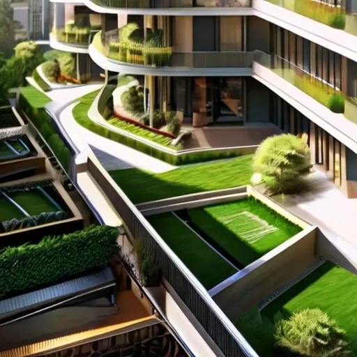 Будущее городских комплексов с зелёными маршрутами